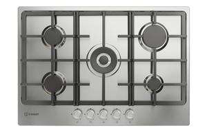 Indesit THP 751 W/IX/I 1 75cm Gas Hob - St/Steel